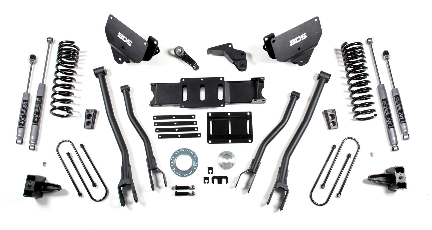 BDS 2013-2018 RAM 3500,DIESEL,4WD,6" LIFT,5" BLOCK,6 BOLT INDEX,NITRO SHOCKS