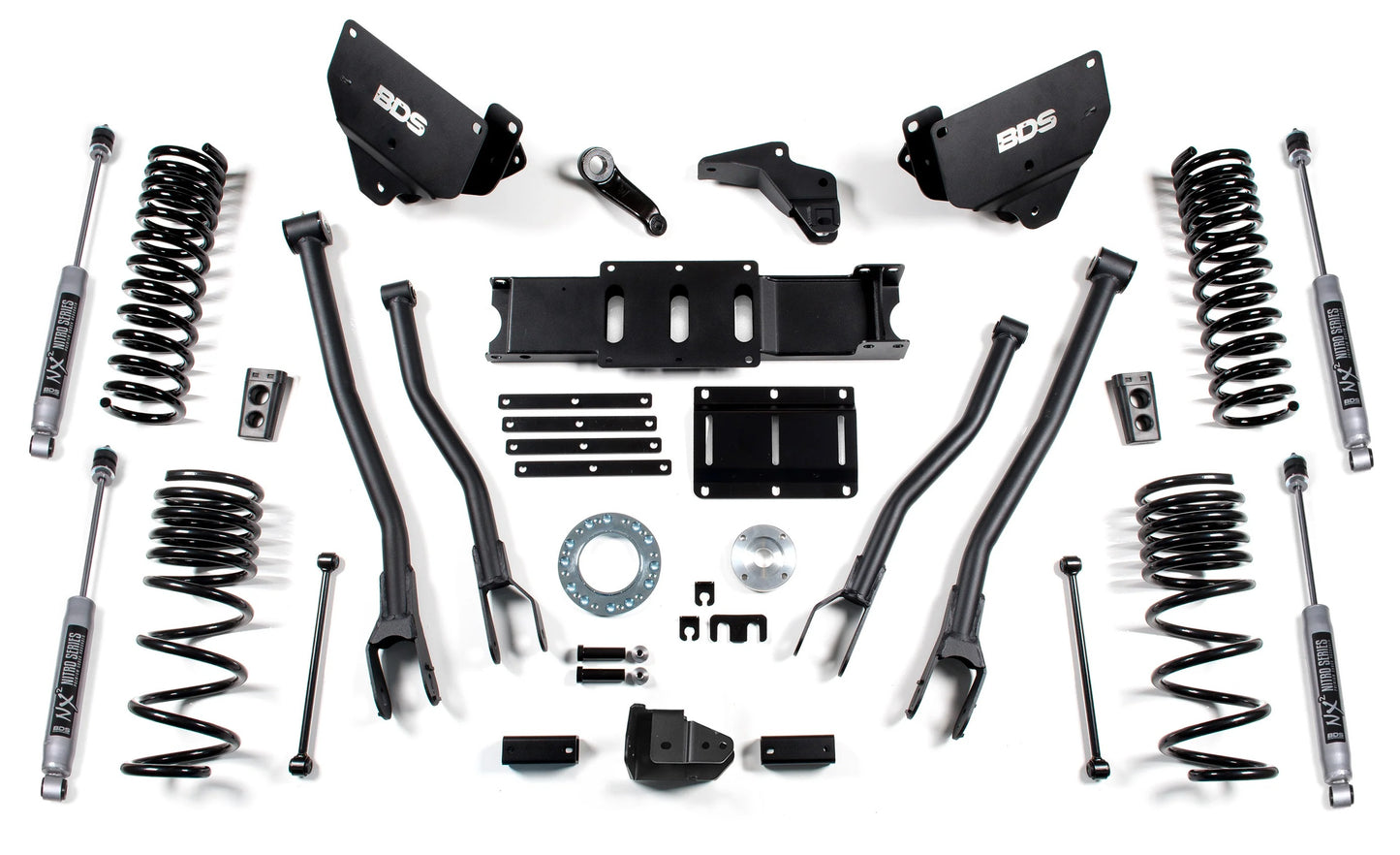 BDS 2014-2018 RAM 2500,DIESEL,4WD,6" LIFT KIT,4-LINK,COIL SPRING,NITRO SHOCKS