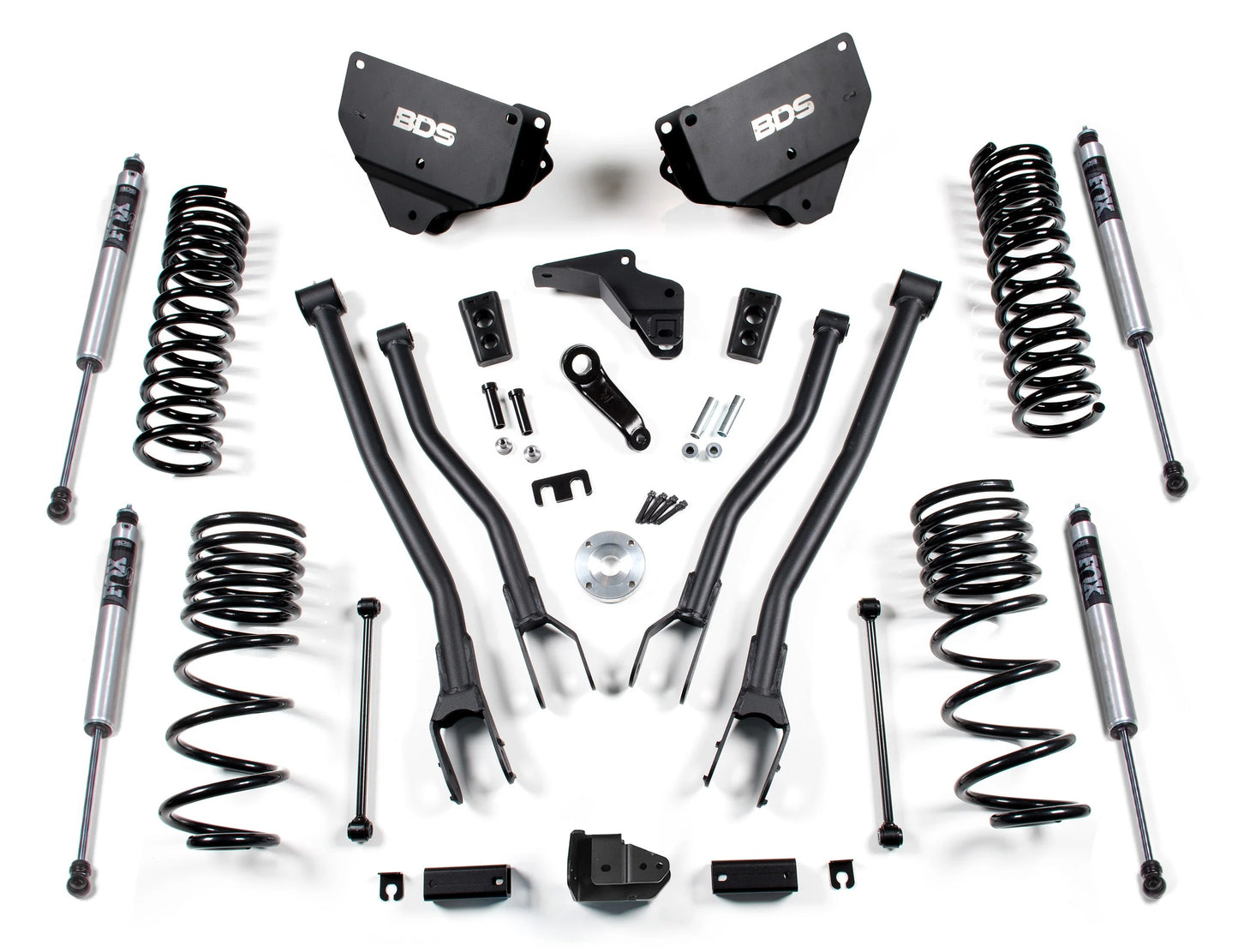 BDS 2014-2018 RAM 2500,GAS,4WD,4" LIFT KIT,4-LINK,COIL SPRING,FOX 2.0 SHOCKS