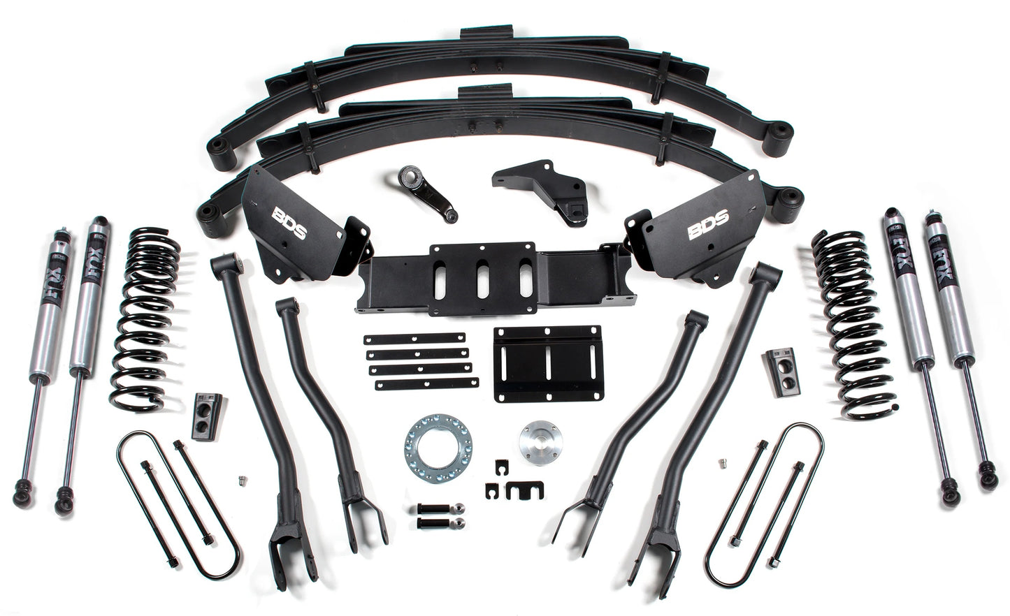 BDS 2013-2018 RAM 3500 4WD,DIESEL,6" LIFT,LEAFS,4-LINK,6-BOLT,FOX 2.0 SHOCKS