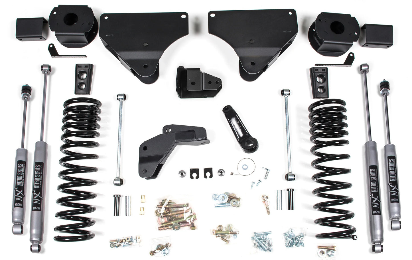 BDS 2014-2018 RAM 2500 4WD,GAS,REAR AIR RIDE,4" LIFT KIT,SPRINGS,NITRO SHOCKS