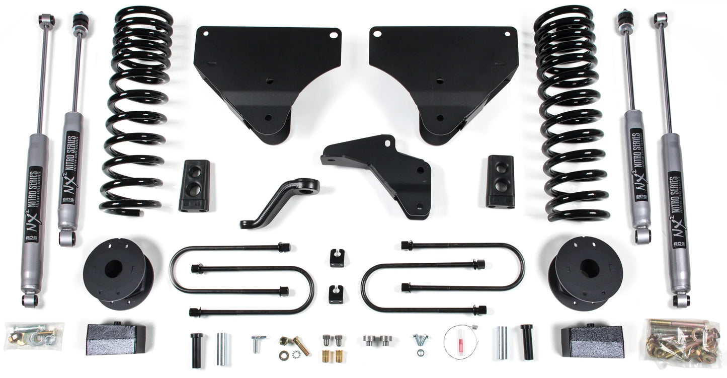 BDS 2013-2018 RAM 3500 4WD,REAR AIR RIDE,DIESEL,4" LIFT,SPRINGS,NITRO SHOCKS