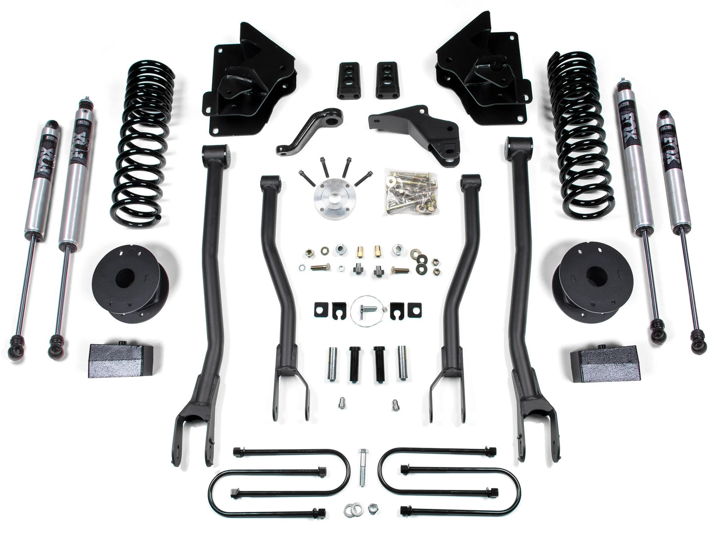 BDS 2013-2018 RAM 3500 4WD,REAR AIR RIDE,GAS,4" LIFT KIT,4-LINK,FOX 2.0 SHOCKS