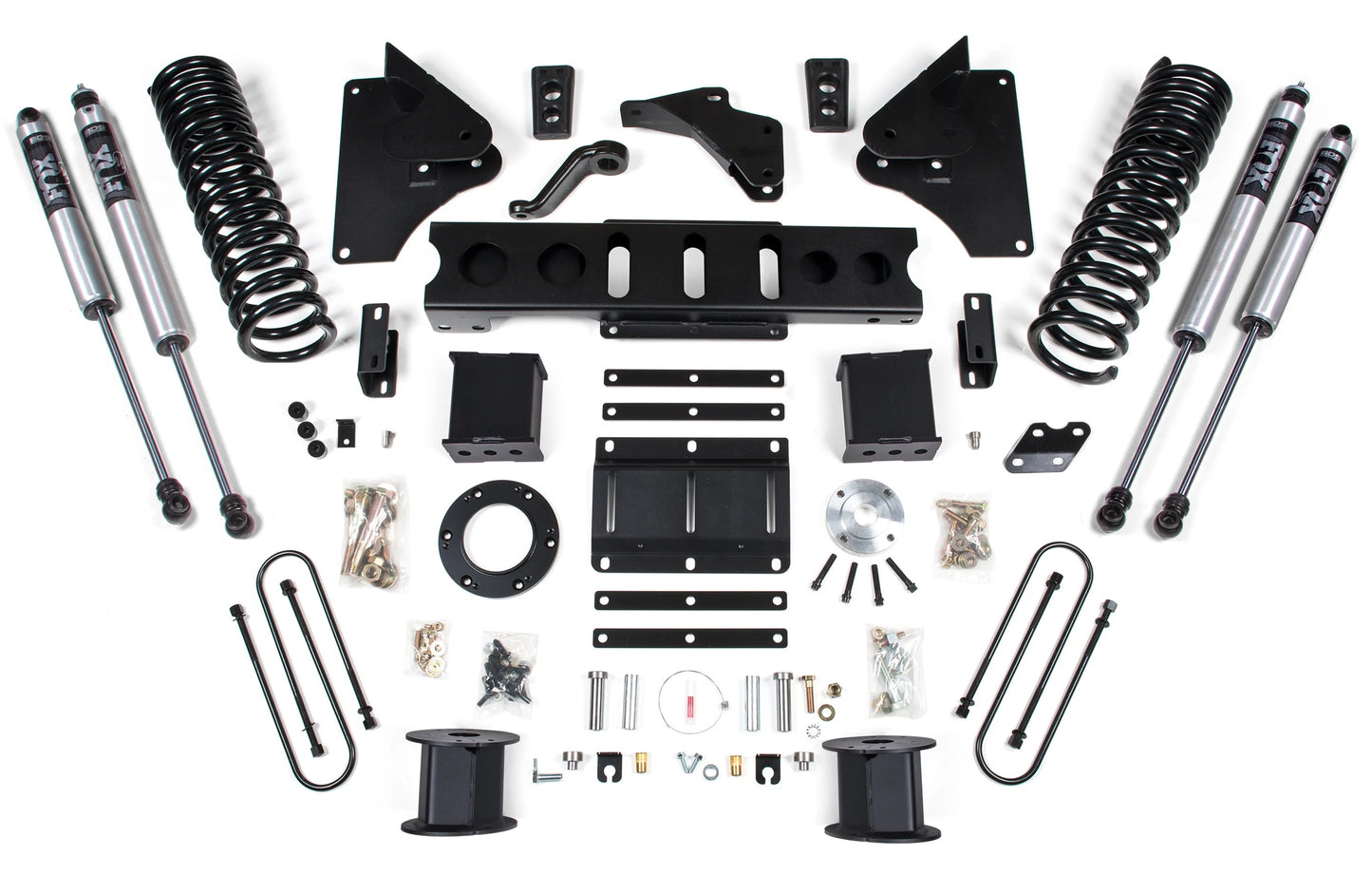 BDS 2013-2018 RAM 3500 4WD,AIR RIDE,DIESEL,6" LIFT,SPACER,8-BOLT,FOX 2.0 SHOCKS
