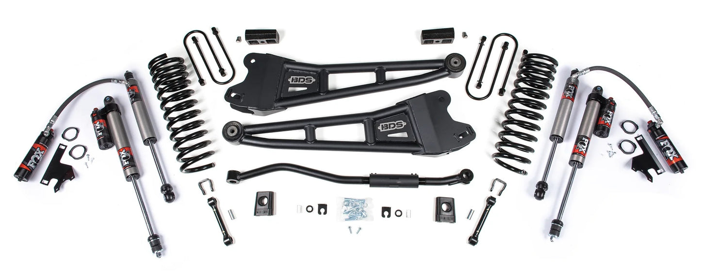 BDS 19-24 RAM 3500 4WD,DIESEL,NO OVERLOAD,RADIUS 3" LIFT,SPRINGS,FOX 2.5 SHOCKS