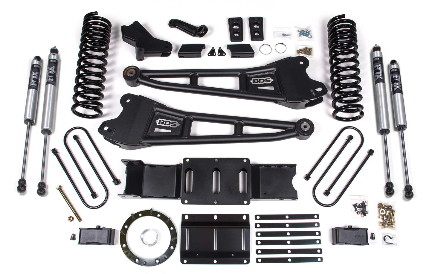 BDS 19-24 RAM 3500 4WD,DIESEL,OVERLOAD,RADIUS 4" LIFT,8-BOLT,FOX 2.0 SHOCKS