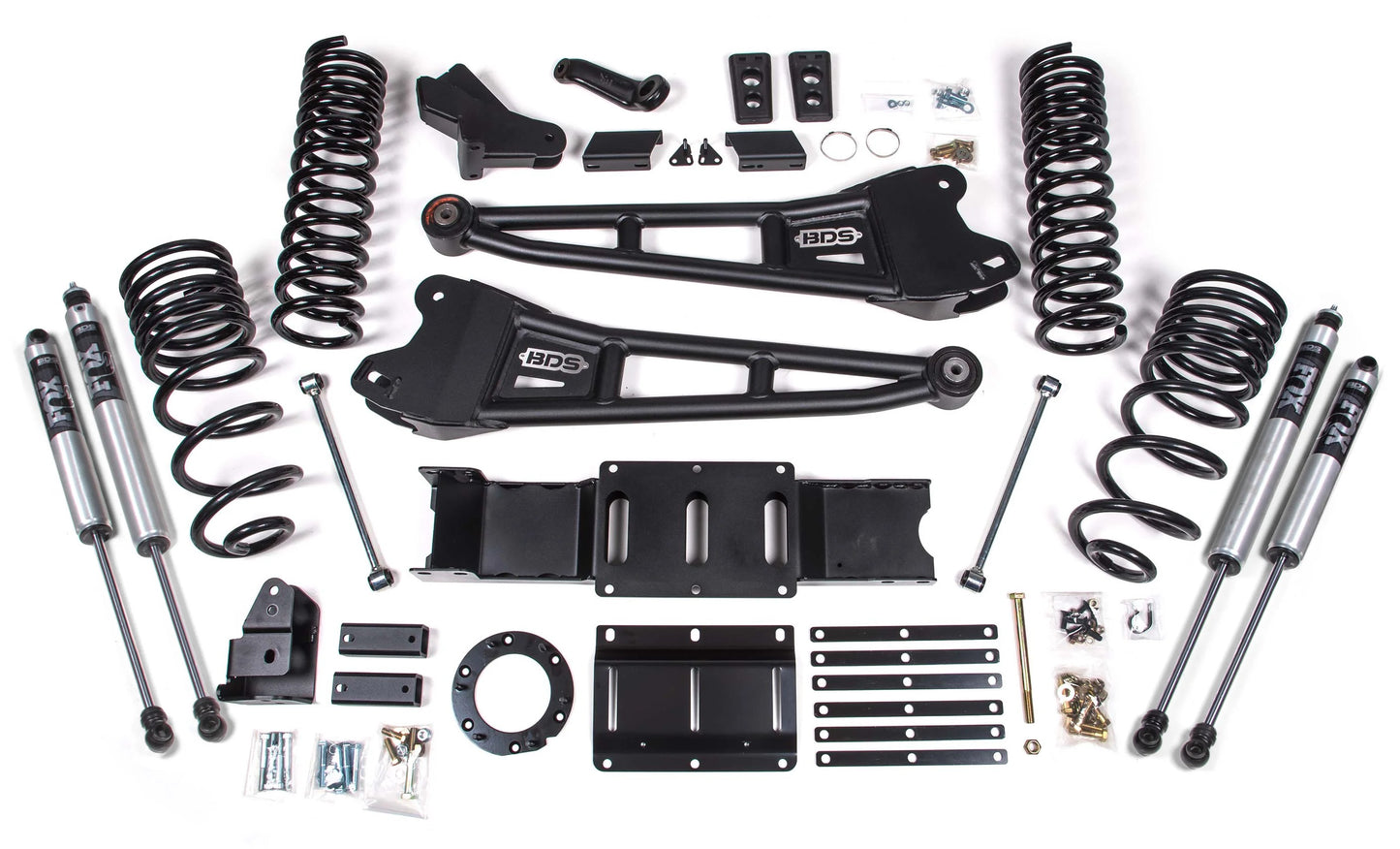 BDS 2019-2024 RAM 2500 4WD,DIESEL,RADIUS ARM 4" LIFT,SPRINGS,FOX 2.0 SHOCKS