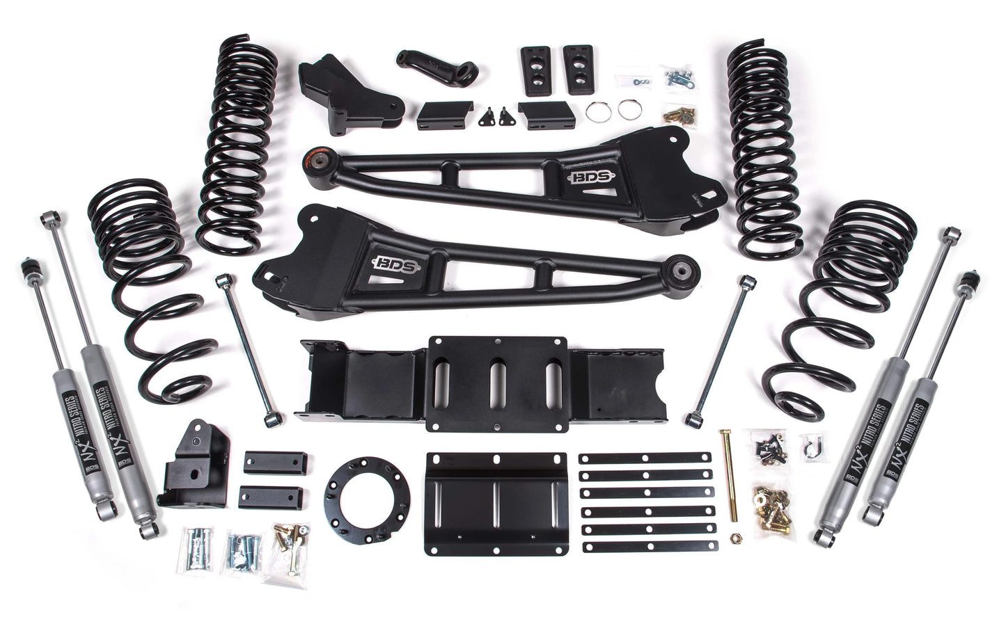 BDS 2019-2024 RAM 2500 4WD,DIESEL,RADIUS ARM 4" LIFT,SPRINGS,NITRO SHOCKS