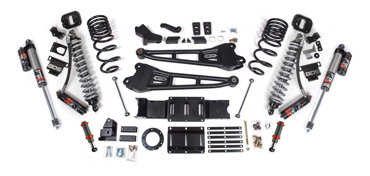 BDS 2019-2024 RAM 2500 4WD,DIESEL,RADIUS 4" LIFT,FOX 2.5 COILOVERS,HYDRO BUMP