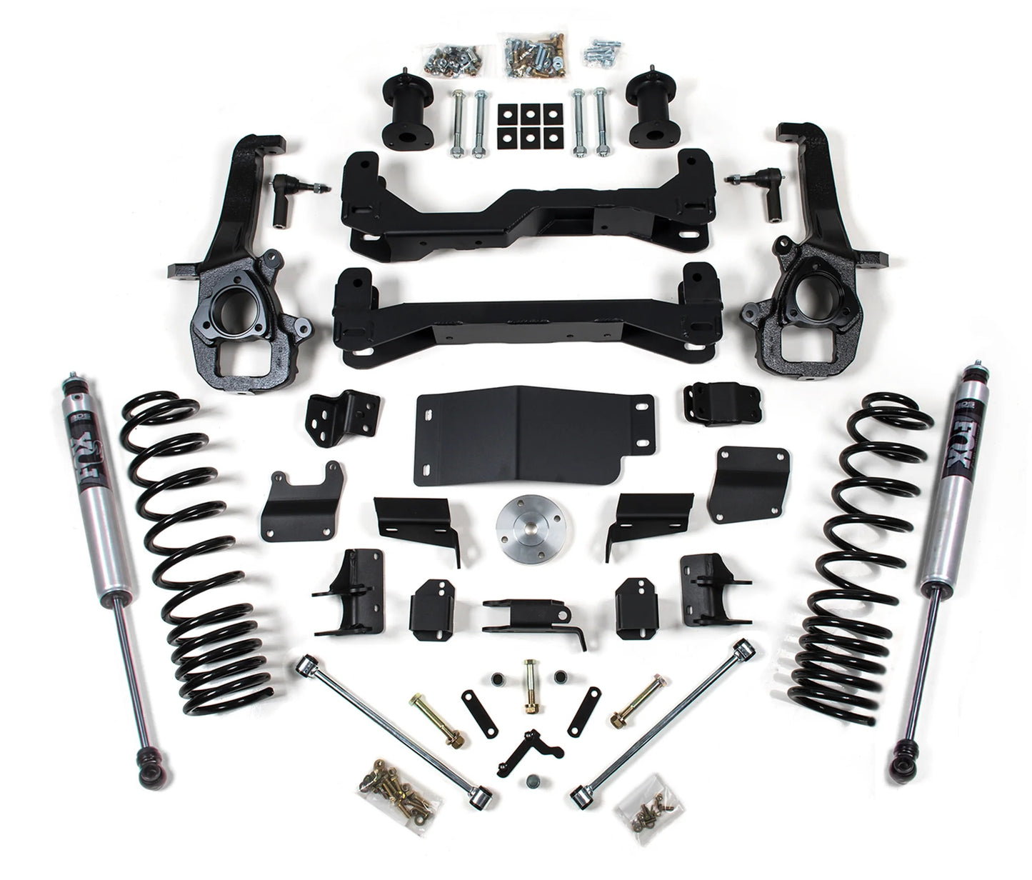 BDS 2019-2024 RAM 1500 4WD,STANDARD KNUCKLE,4" LIFT KIT,FOX 2.0 SHOCKS