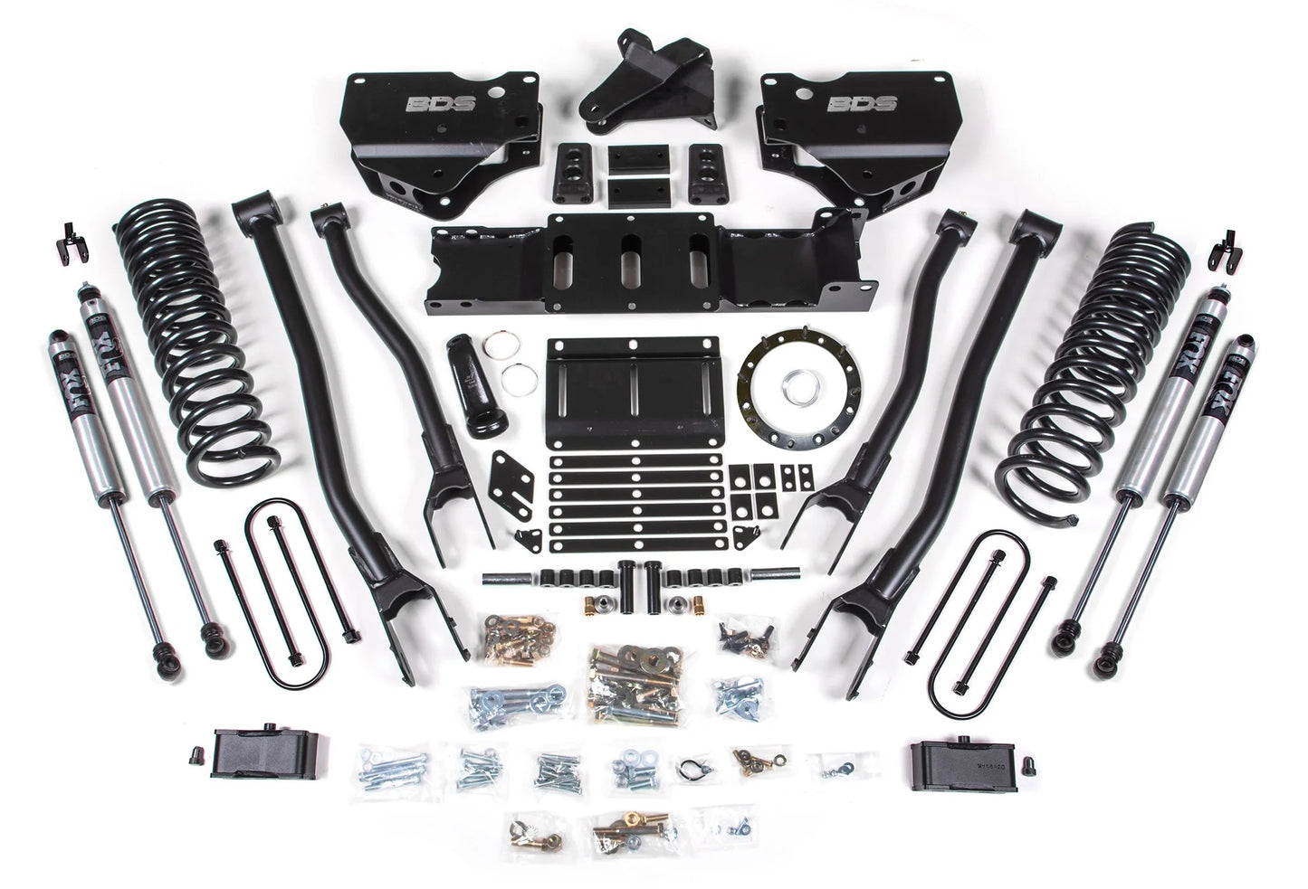 BDS 19-24 RAM 3500 4WD,DIESEL,NO OVERLOAD,4" LIFT,4-LINK,8-BOLT,FOX 2.0 SHOCKS
