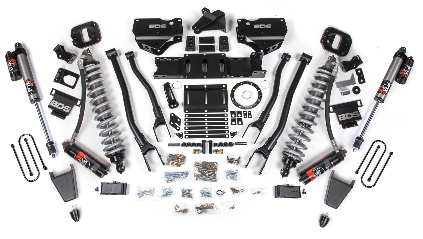 BDS 19-24 RAM 3500 4WD,DIESEL,NO OVERLOAD,4" LIFT,2",4-LINK,8-B,FOX 2.5,RUBBER