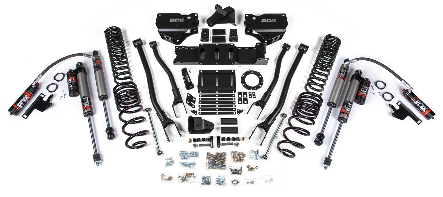 BDS 2019-2024 RAM 2500 4WD,DIESEL,4" LIFT,4-LINK,SPRINGS,FOX 2.5 SHOCKS