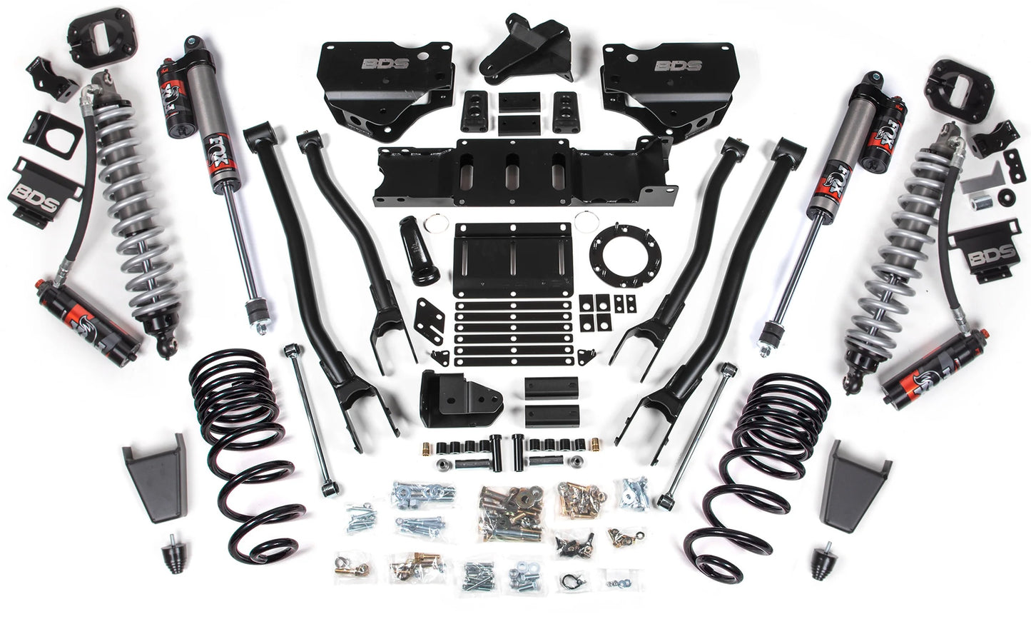 BDS 2019-2024 RAM 2500 4WD,DIESEL,4" LIFT,4-LINK,FOX 2.5 COILOVER,RUBBER BUMP