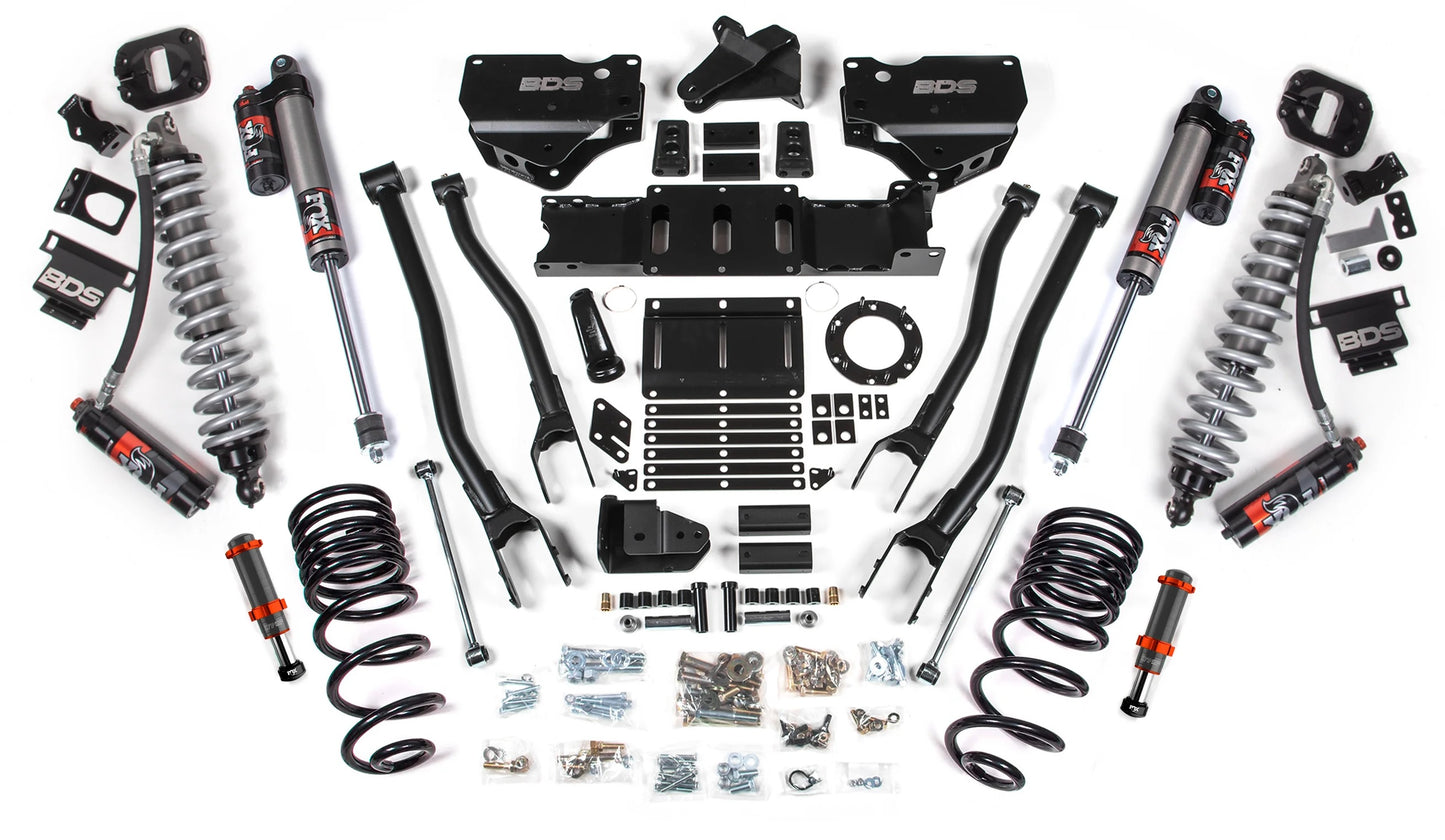 BDS 2019-2024 RAM 2500 4WD,DIESEL,4" LIFT,4-LINK,FOX 2.5 COILOVER,HYDRO BUMP