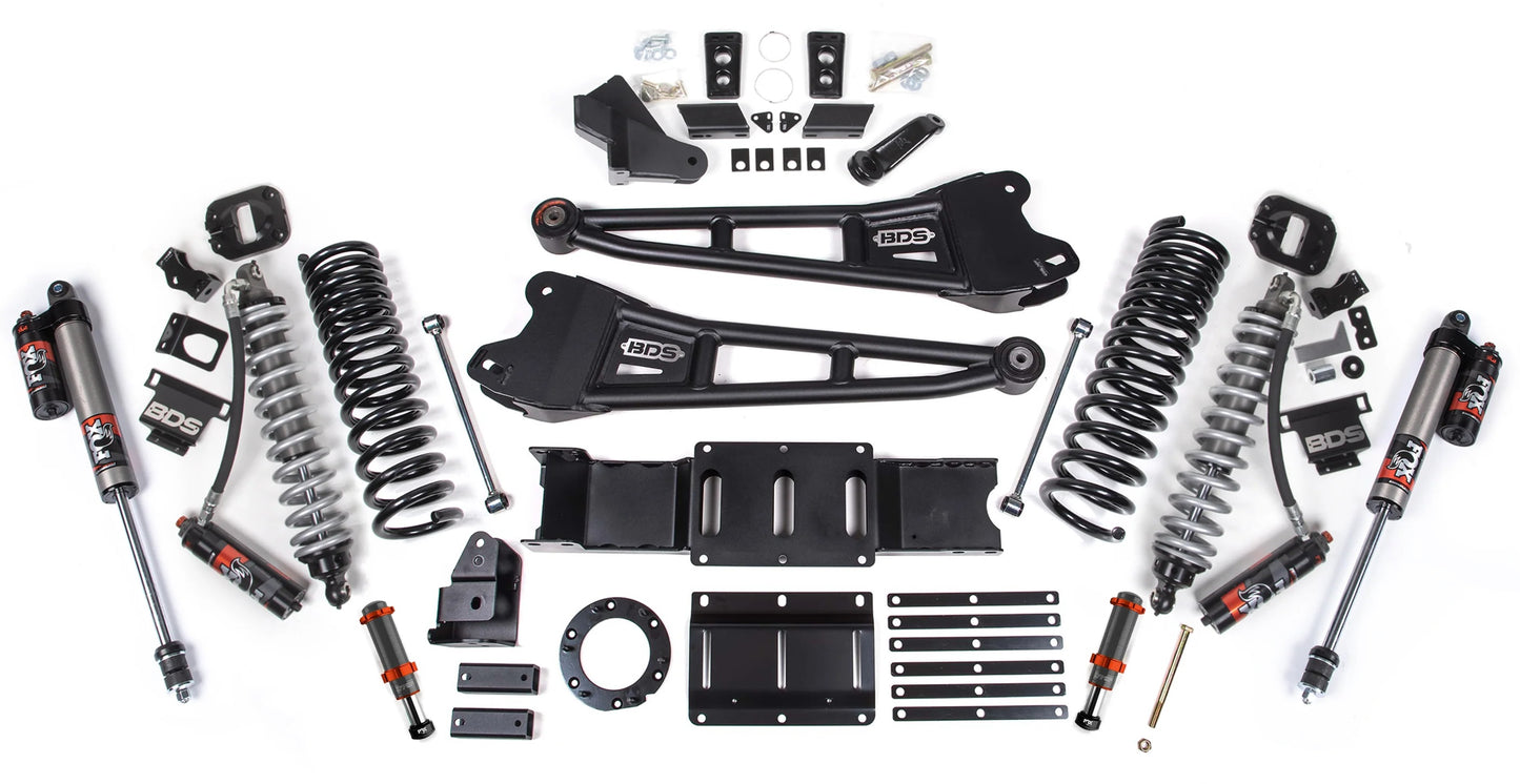 BDS 2019-2024 RAM 2500 DIESEL,4WD,6" RADIUS LIFT KIT,6-BOLT,HYDRO BUMP,FOX 2.5