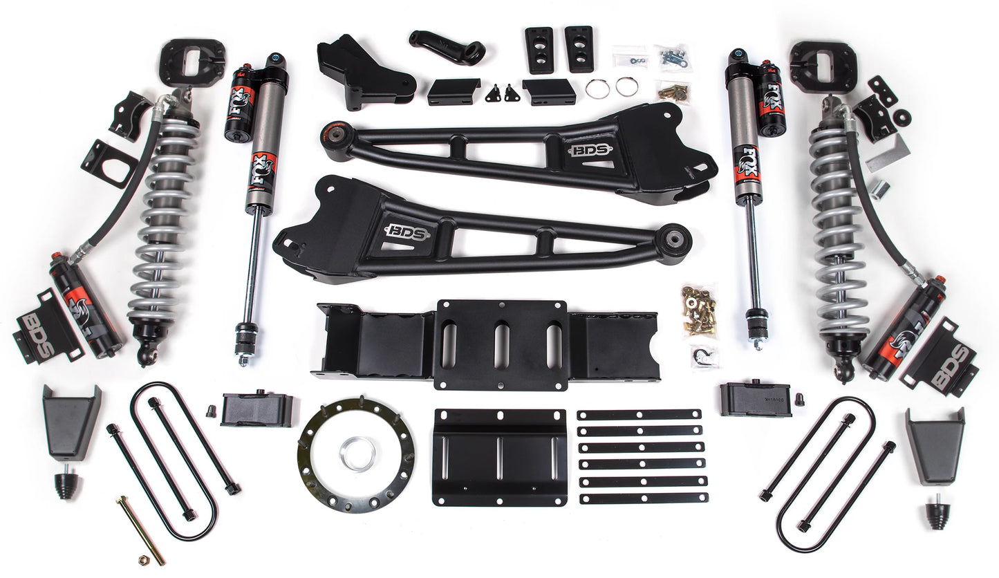 BDS 19-24 RAM 3500 DIESEL,4WD,6" RADIUS LIFT,5",NO OVERLOAD,RUBBER,8-B,FOX 2.5