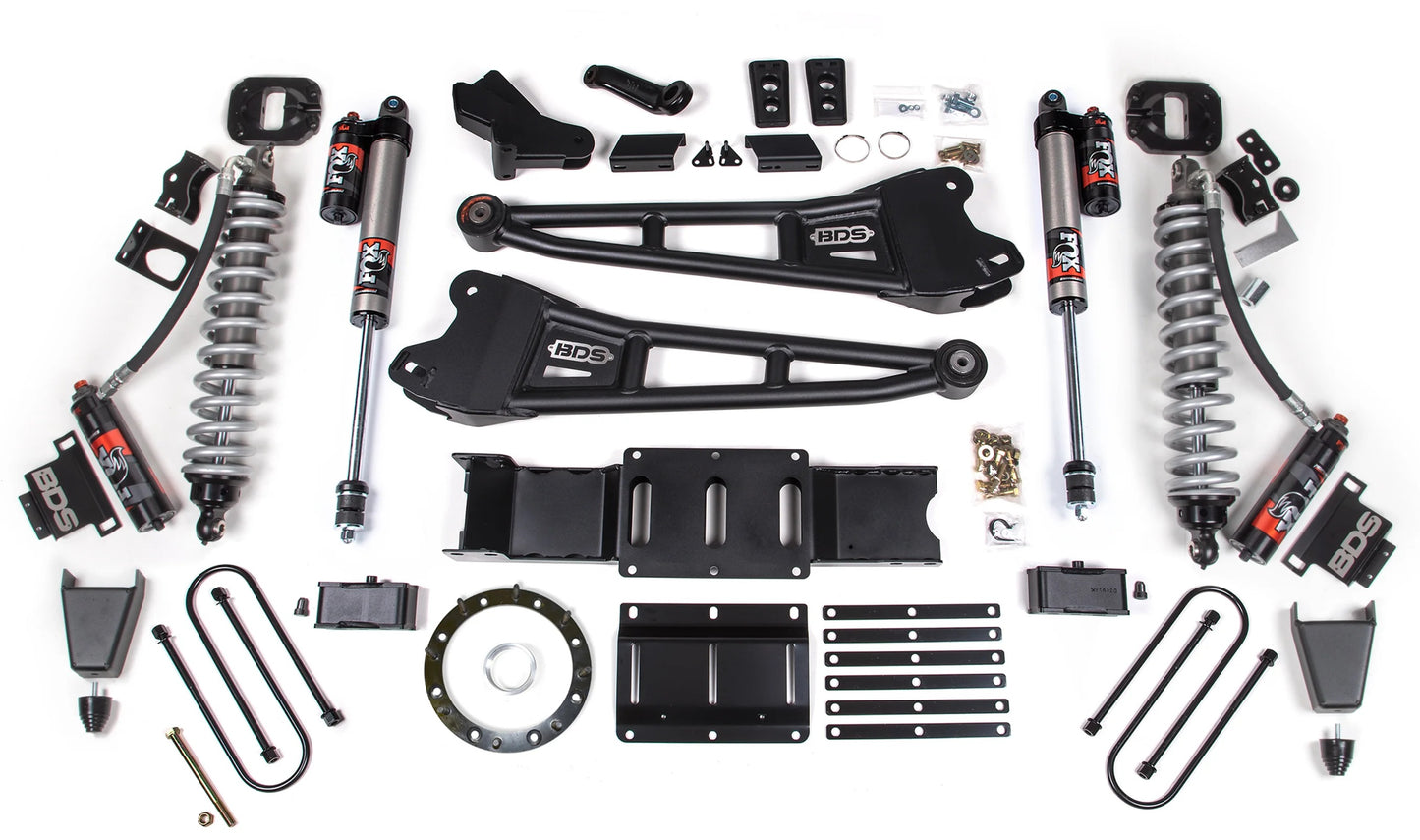 BDS 19-24 RAM 3500 DIESEL,4WD,6" RADIUS LIFT,5",OVERLOAD,8-BOLT,RUBBER,FOX 2.5