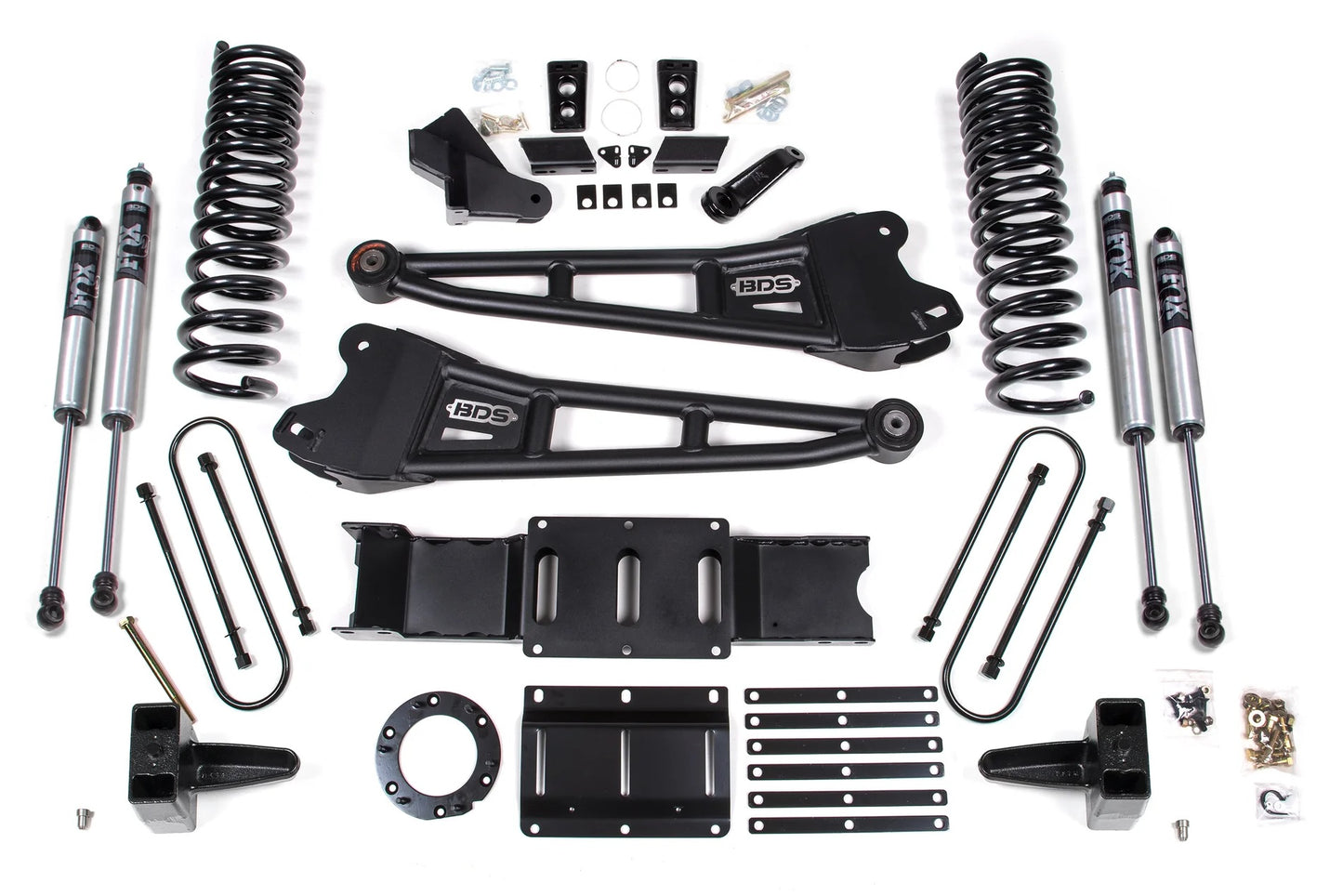 BDS 19-24 RAM 3500 GAS,4WD,5.5" RADIUS LIFT, 5" BLOCK,NO OVERLOAD,6-BOLT,FOX 2.0