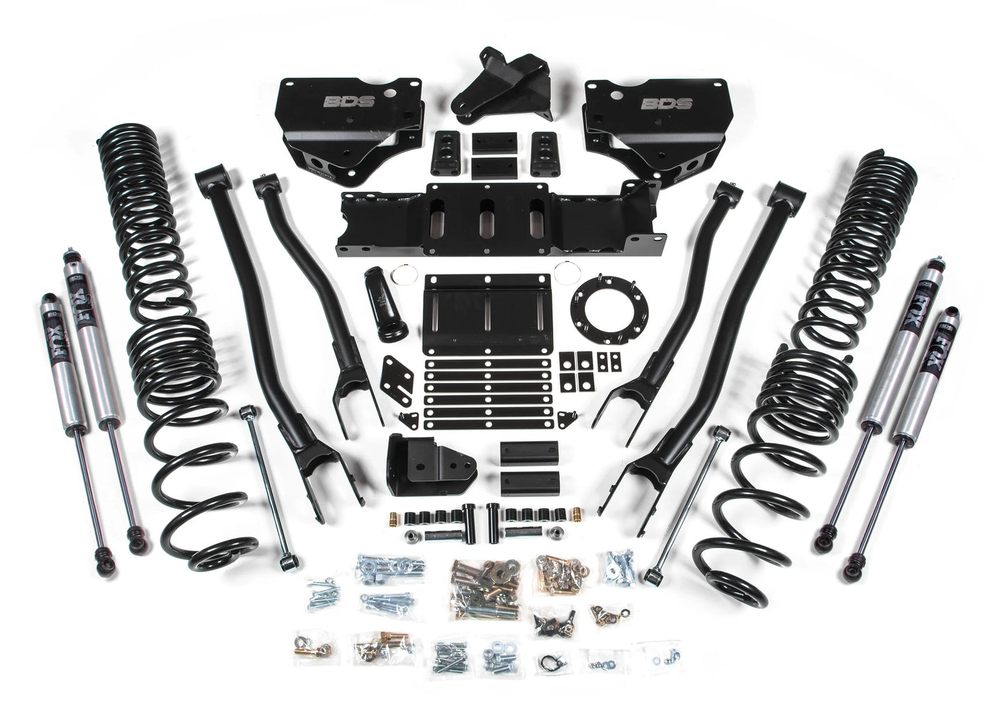 BDS 2019-2024 RAM 2500 DIESEL,4WD,6" LIFT KIT,4-LINK,COIL SPRINGS,FOX 2.0 SHOCKS
