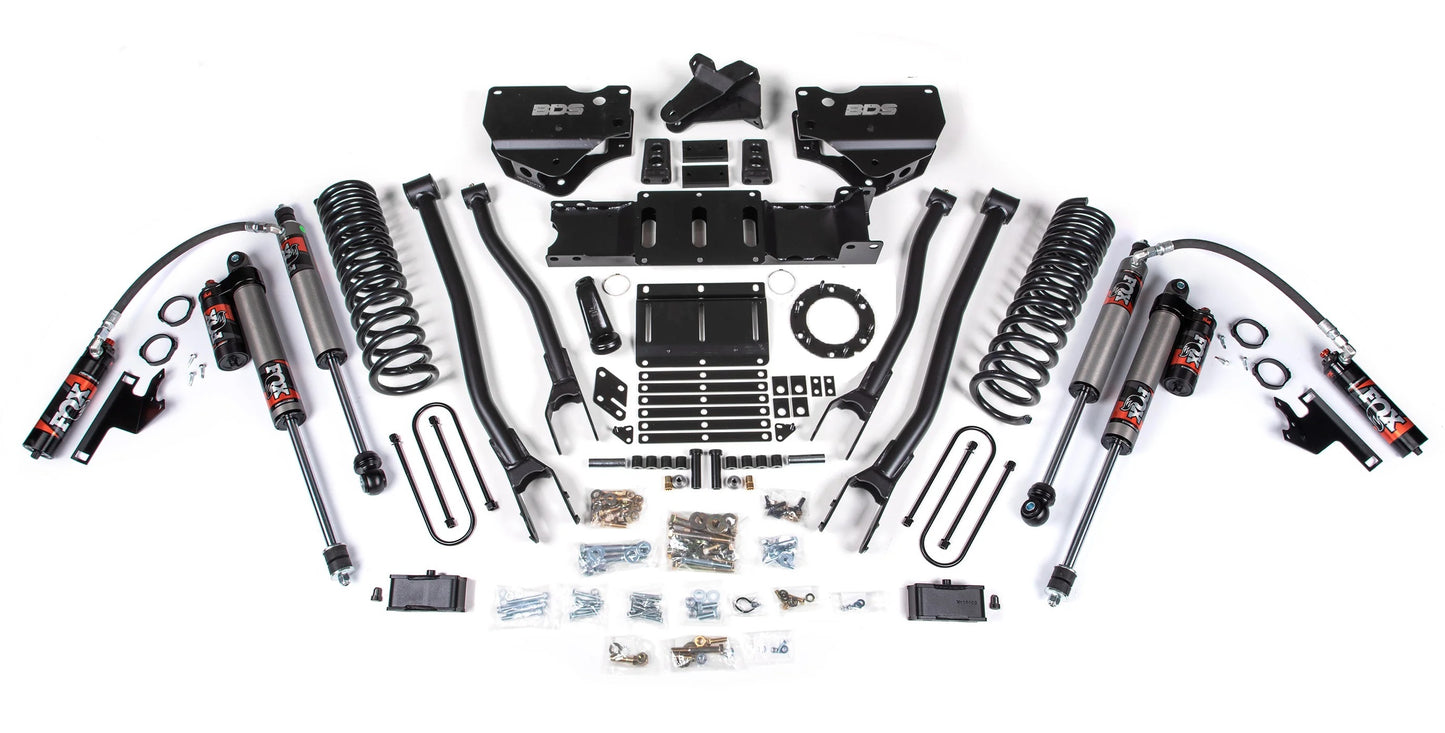 BDS 19-24 RAM 3500 DIESEL,4WD,6" LIFT,4-LINK,5" BLOCK,NO OVERLOAD,6-BOLT,FOX 2.5