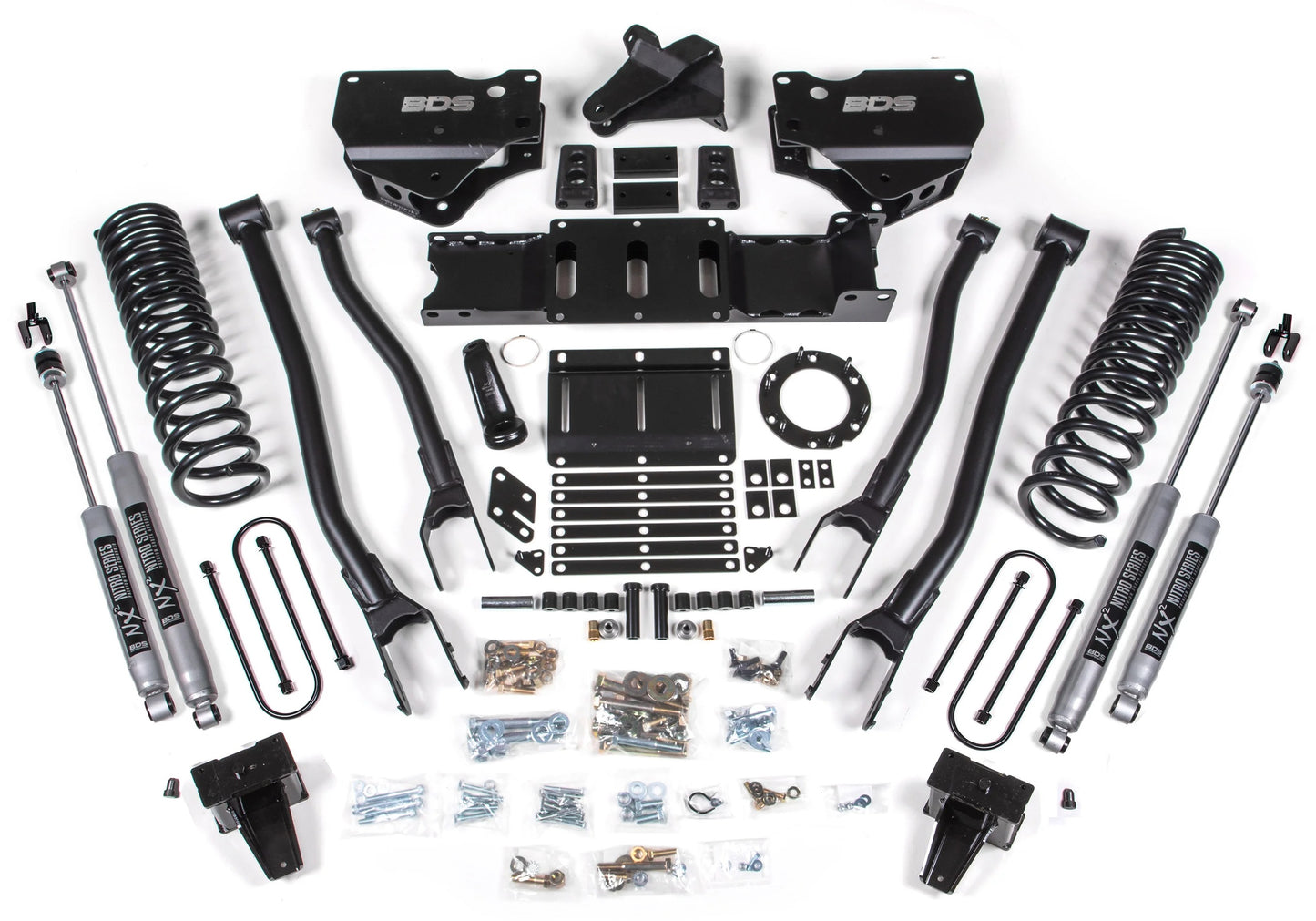 BDS 19-24 RAM 3500 DIESEL,4WD,6" LIFT,4-LINK,5" BLOCK,NO OVERLOAD,6-BOLT,NITRO