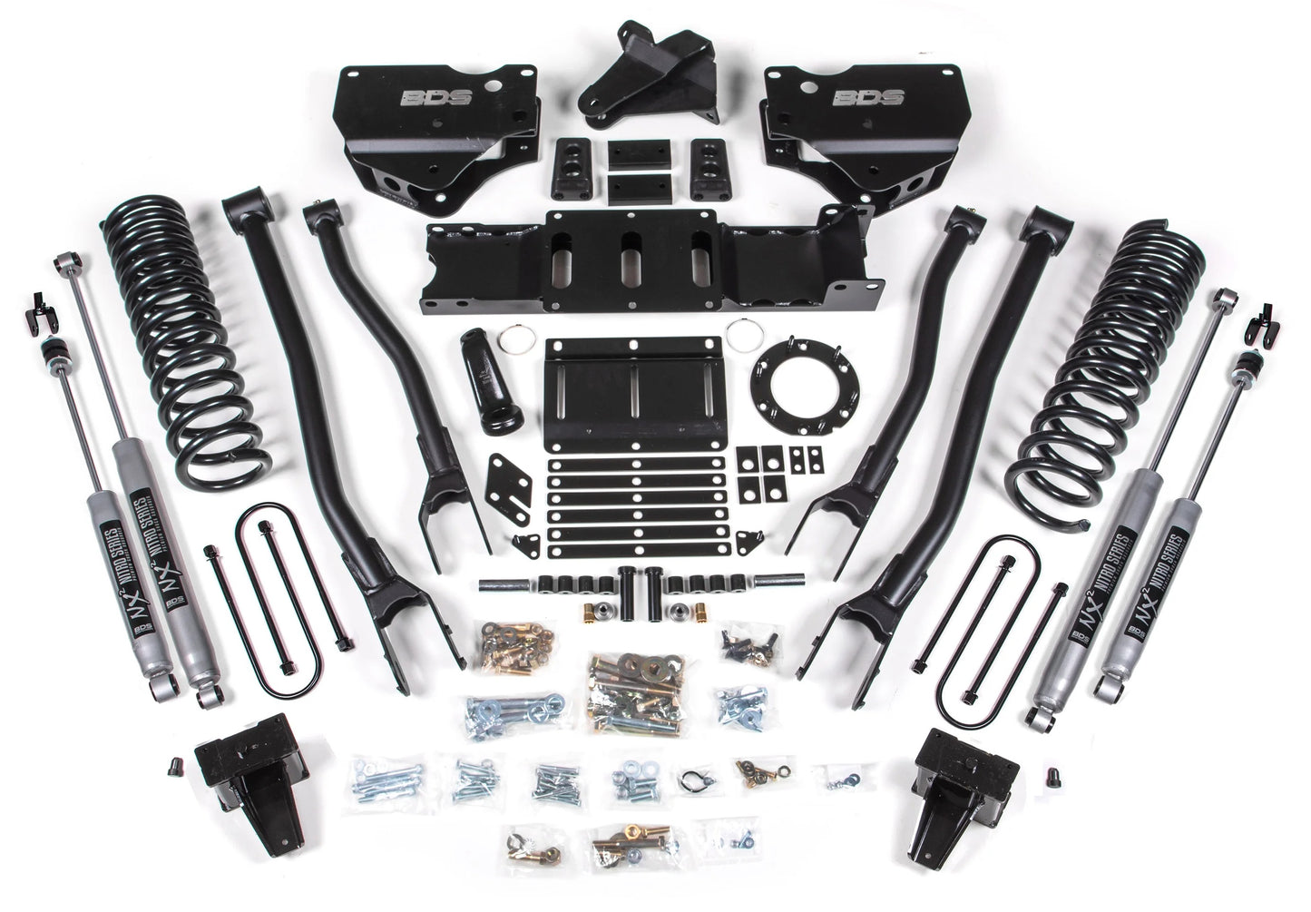 BDS 19-24 RAM 3500 DIESEL,4WD,6" LIFT,4-LINK,5" BLOCK,OVERLOAD,6-BOLT,NITRO