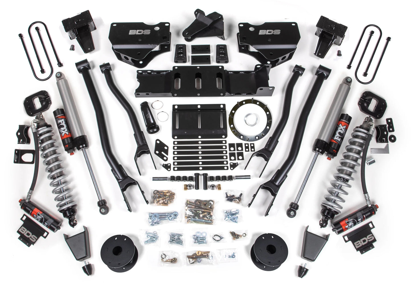 BDS 19-24 RAM 3500 DIESEL,4WD,6" LIFT,5" BLOCK,NO OVERLOAD,8-BOLT,RUBBER,FOX 2.5