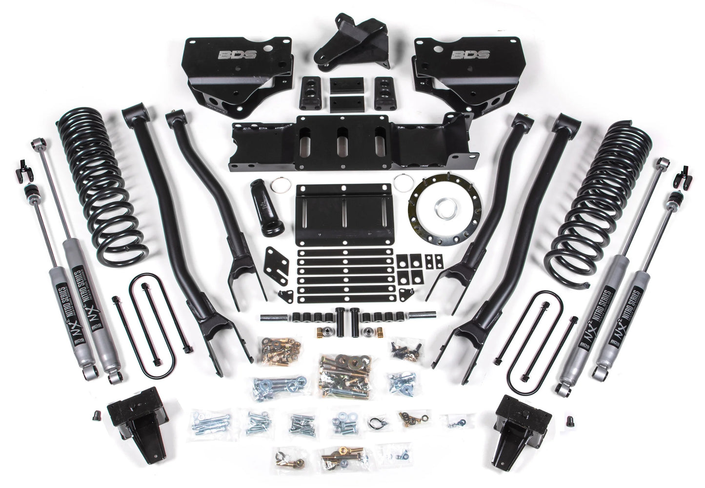 BDS 19-24 RAM 3500 DIESEL,4WD,6" LIFT,4-LINK,5" BLOCK,OVERLOAD,8-BOLT,NITRO