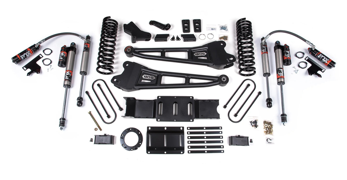 BDS 19-24 RAM 3500 GAS,4WD,4" RADIUS LIFT,3" BLOCK,OVERLOAD,6-BOLT,FOX 2.5 SHOCK