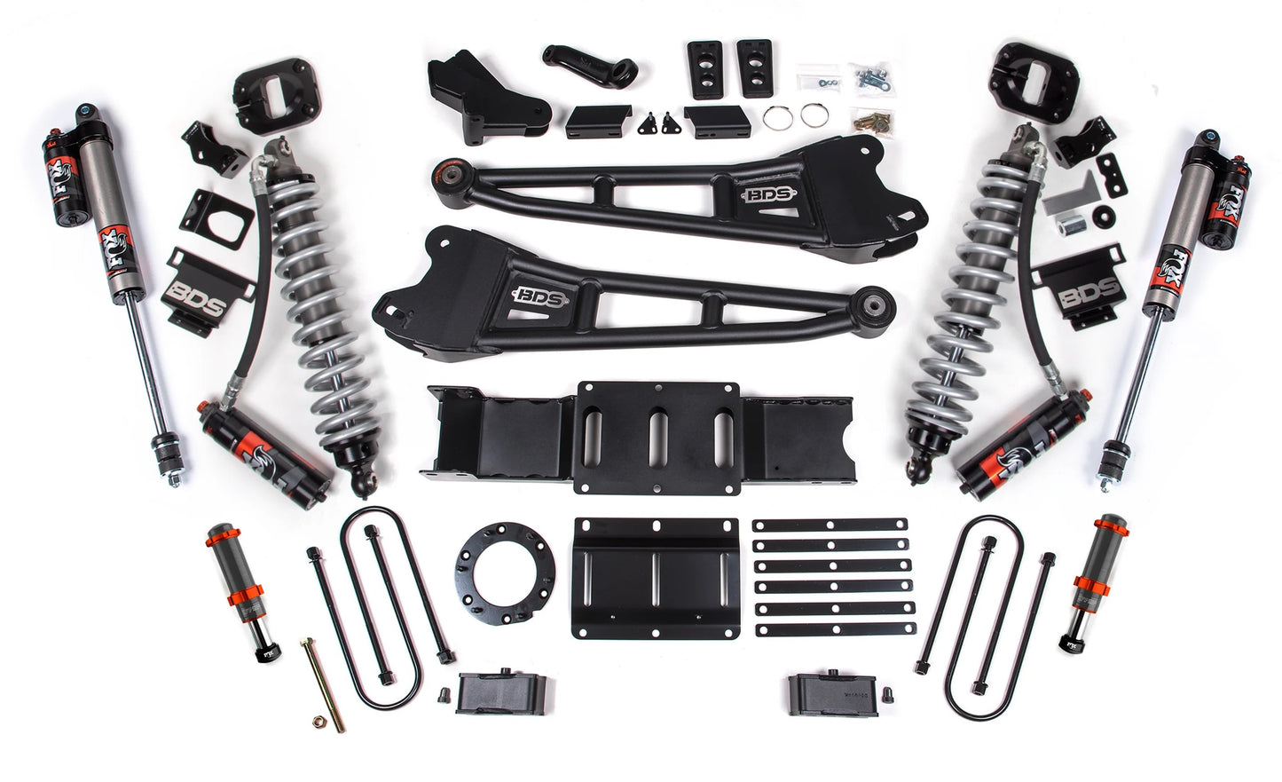 BDS 19-24 RAM 3500 DIESEL 4WD,4" LIFT,2" BLOCK,OVERLOAD,6-BOLT,HYDRO,FOX 2.5