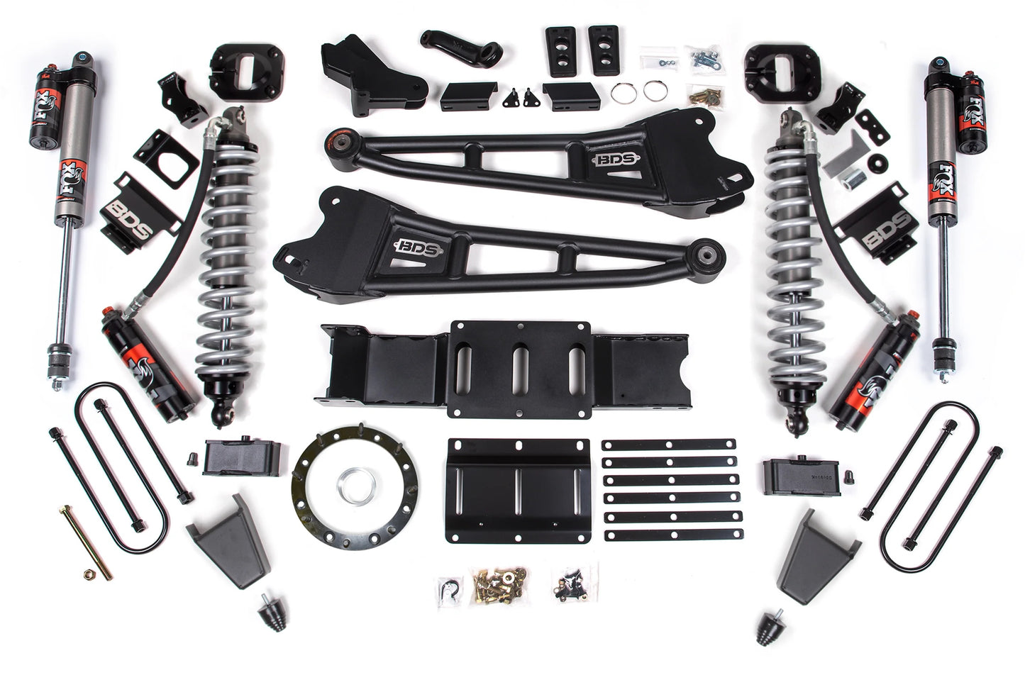 BDS 19-24 RAM 3500 DIESEL 4WD,4" LIFT,2" BLOCK,NO OVERLOAD,8-BOLT,RUBBER,FOX 2.5
