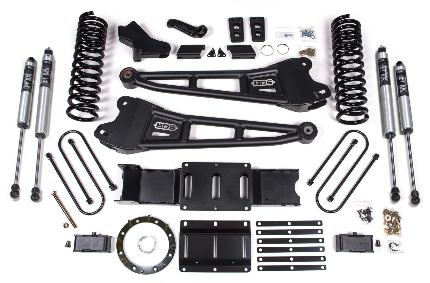 BDS 19-24 RAM 3500 DIESEL 4WD,4" RADIUS LIFT,2" BLOCK,OVERLOAD,8-BOLT,FOX 2.0