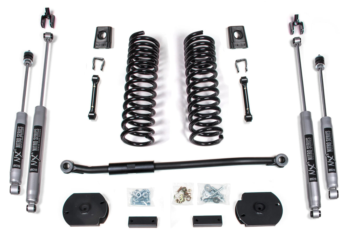 BDS 2014-2024 RAM 2500 POWERWAGON 2" LIFT,COIL SPRINGS,NITRO SHOCKS