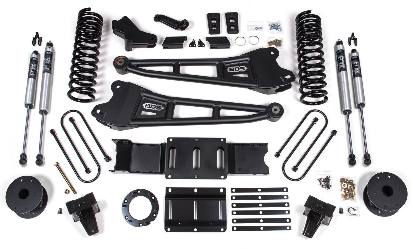 BDS 2019-2024 RAM 3500 4WD,DIESEL,6" RADIUS LIFT,AIR RIDE,6-BOLT,FOX 2.0 SHOCKS