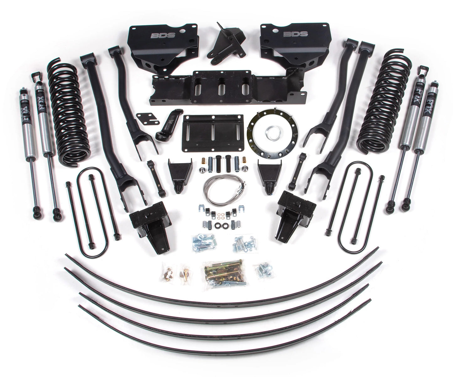 BDS 2019-2024 RAM 3500 4WD,DIESEL,8" 4-LINK LIFT,NO OVERLOAD,8-BOLT,FOX 2.0