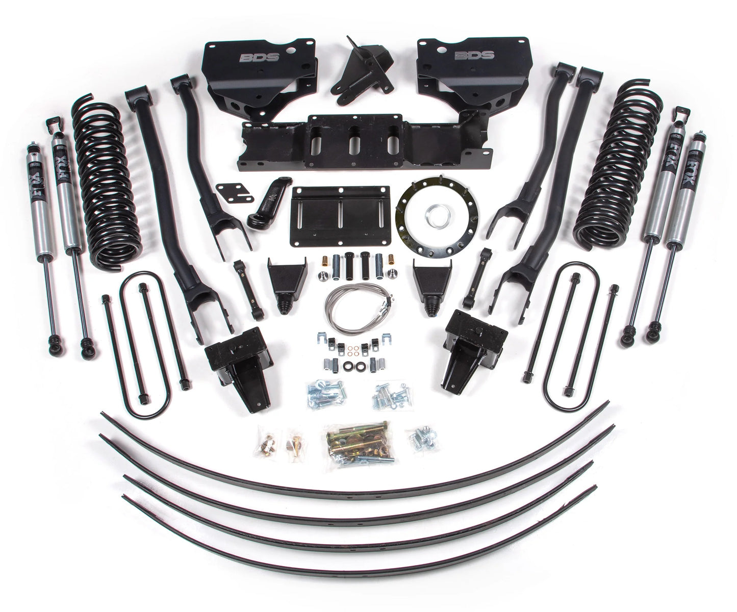 BDS 2019-2024 RAM 3500 4WD,DIESEL,8" 4-LINK LIFT,HAS OVERLOAD,8-BOLT,FOX 2.0