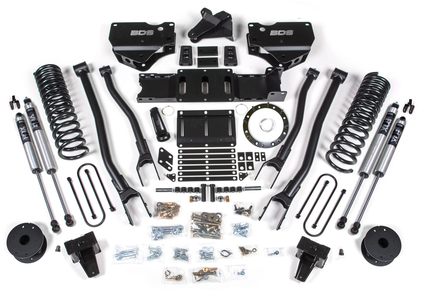 BDS 2019-2024 RAM 3500 4WD,DIESEL,6" 4-LINK LIFT,AIR RIDE,8-BOLT,FOX 2.0 SHOCKS