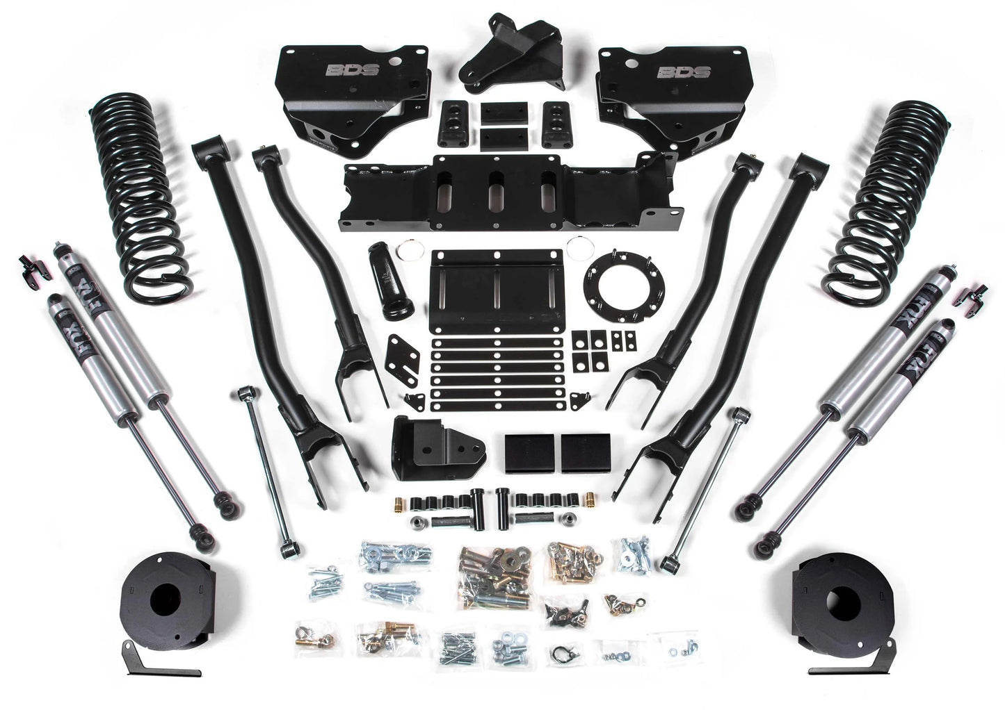 BDS 2019-2024 RAM 3500 4WD,DIESEL,6" 4-LINK LIFT,REAR AIR RIDE,FOX 2.0 SHOCKS