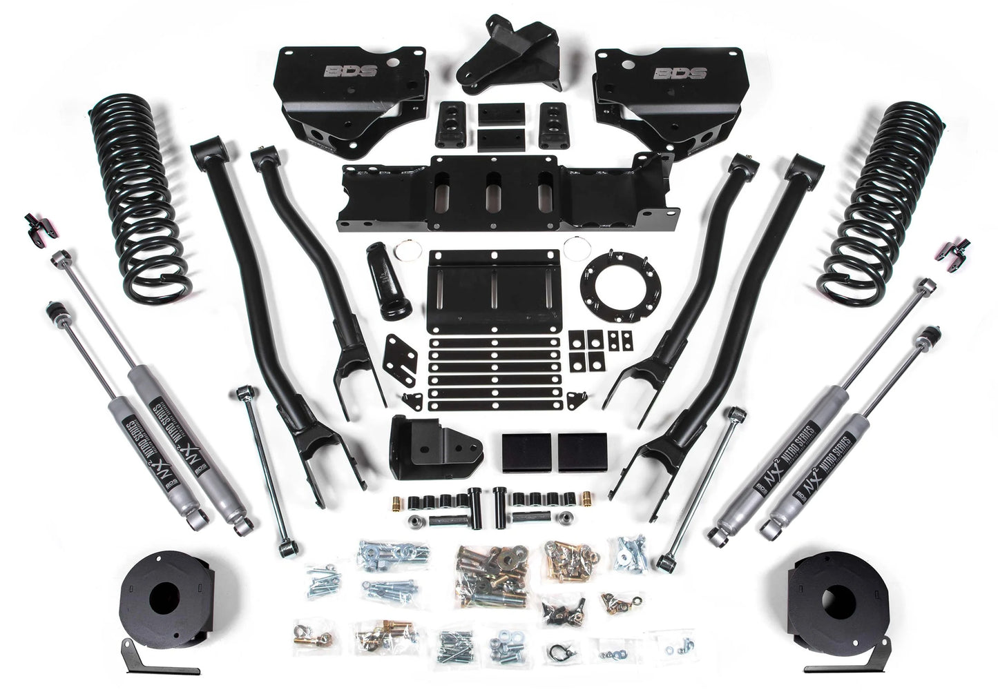 BDS 2019-2024 RAM 2500 4WD,GAS,5.5" 4-LINK LIFT,REAR AIR RIDE,NITRO SHOCKS