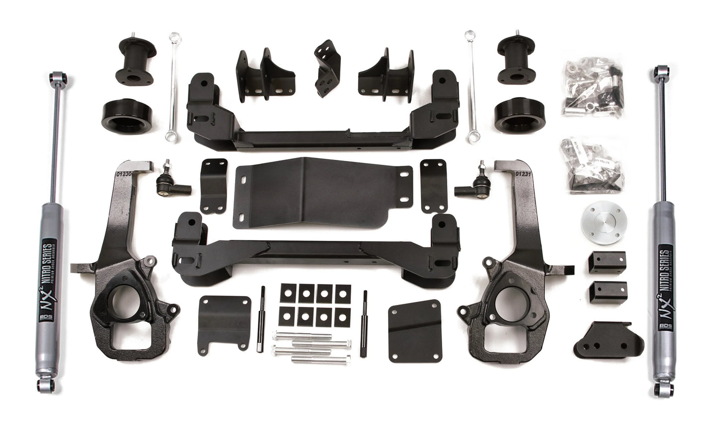 BDS 2009-2011 RAM 1500 4WD,4" LIFT KIT,2" COIL SPACER,NITRO SHOCKS
