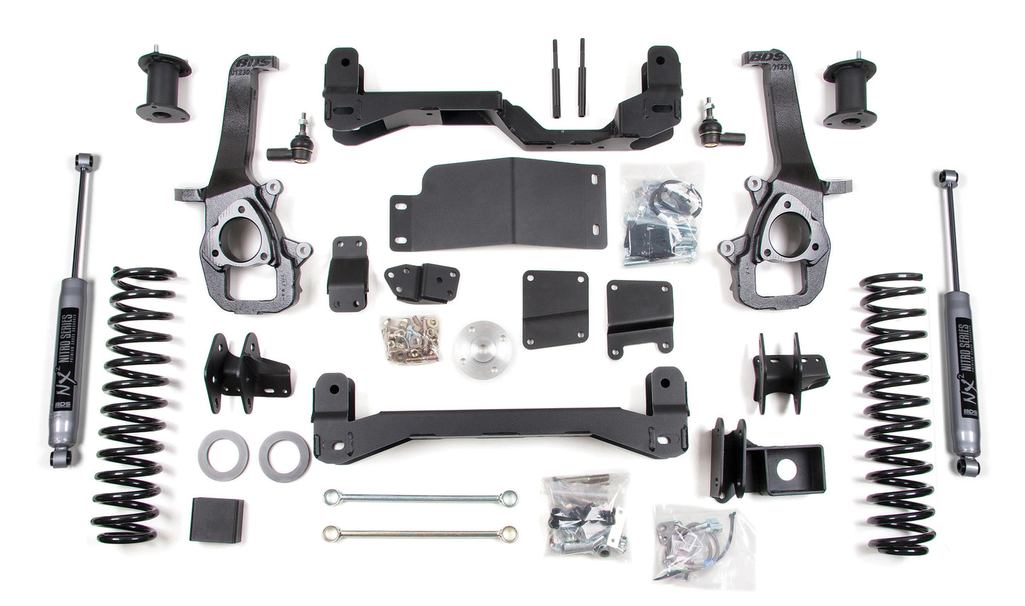 BDS 2009-2011 RAM 1500 4WD,6" LIFT KIT,3" COIL SPRINGS,NITRO SHOCKS
