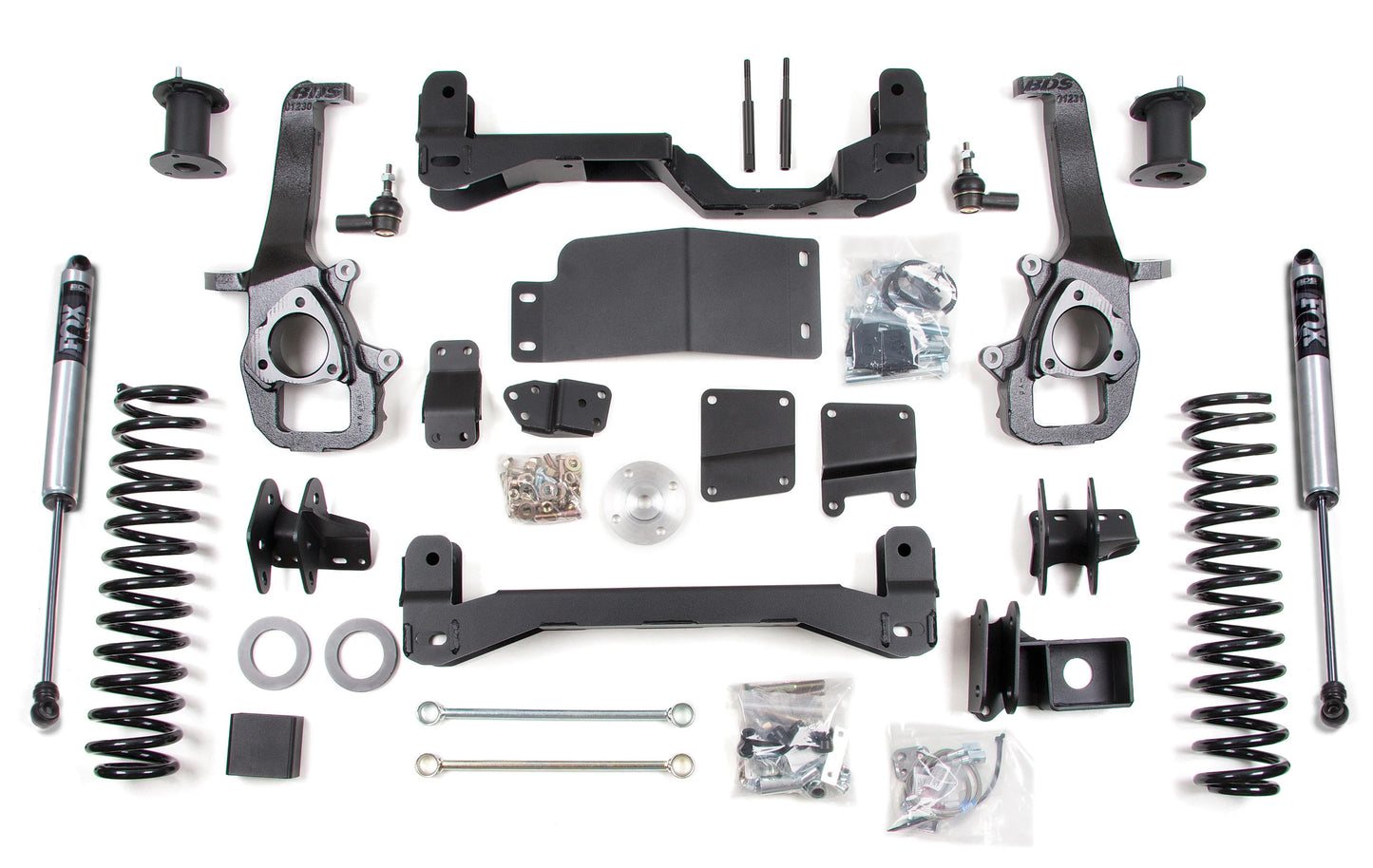 BDS 2013-2024 RAM 1500 4WD,4" LIFT KIT,3" COIL SPRINGS,FOX 2.0 SHOCKS