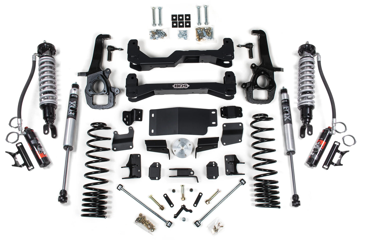 BDS 2019-2024 RAM 1500 REBEL 4WD,5" LIFT KIT,STANDARD KNUCKLE,FOX 2.5,FOX 2.0