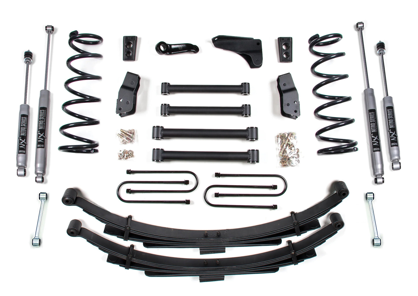 BDS 2005-2007 RAM 2500 POWERWAGON,4" LIFT KIT,4" AXLE,LEAF SPRINGS,NITRO