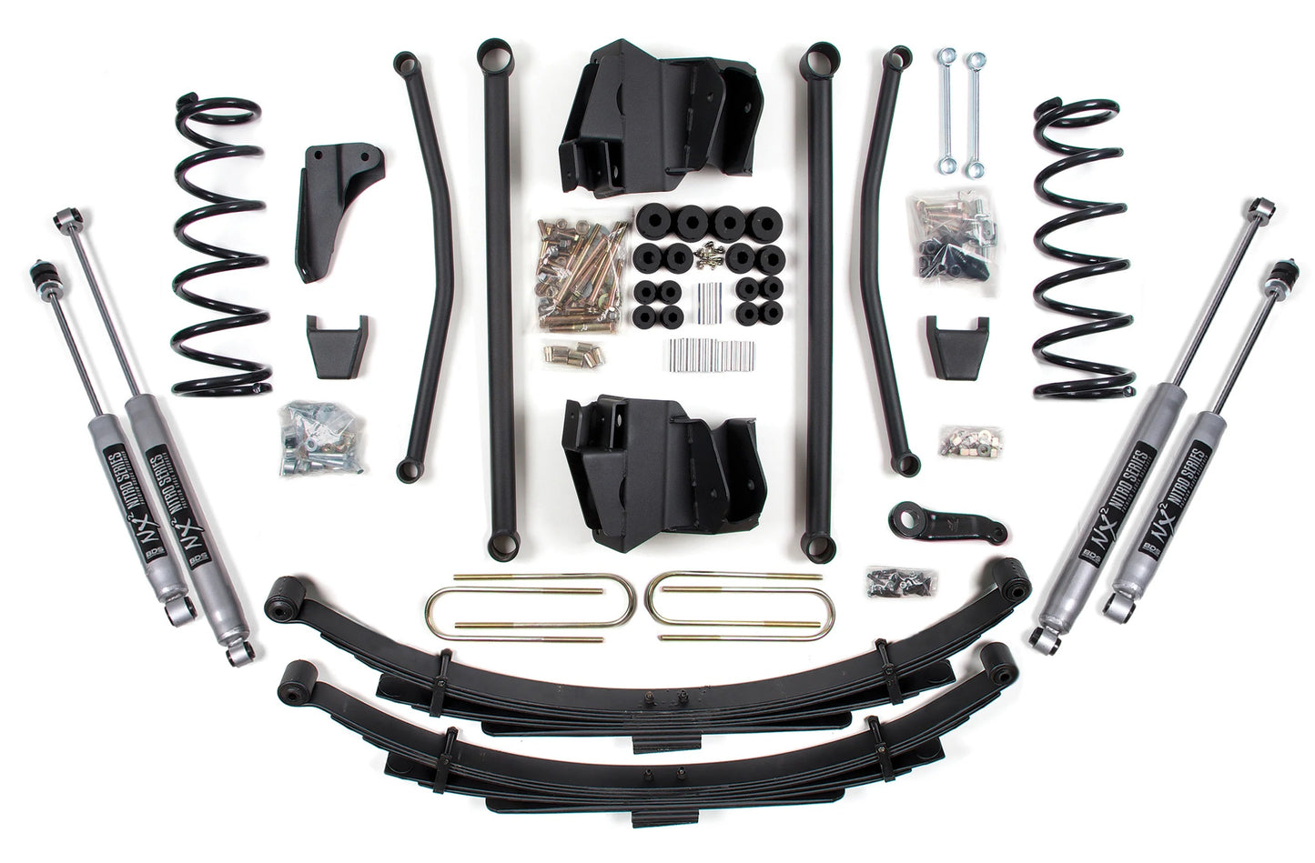 BDS 2008 RAM 2500 POWERWAGON,4" LIFT KIT,3.5" AXLE,LEAFS,LONG,NITRO SHOCKS
