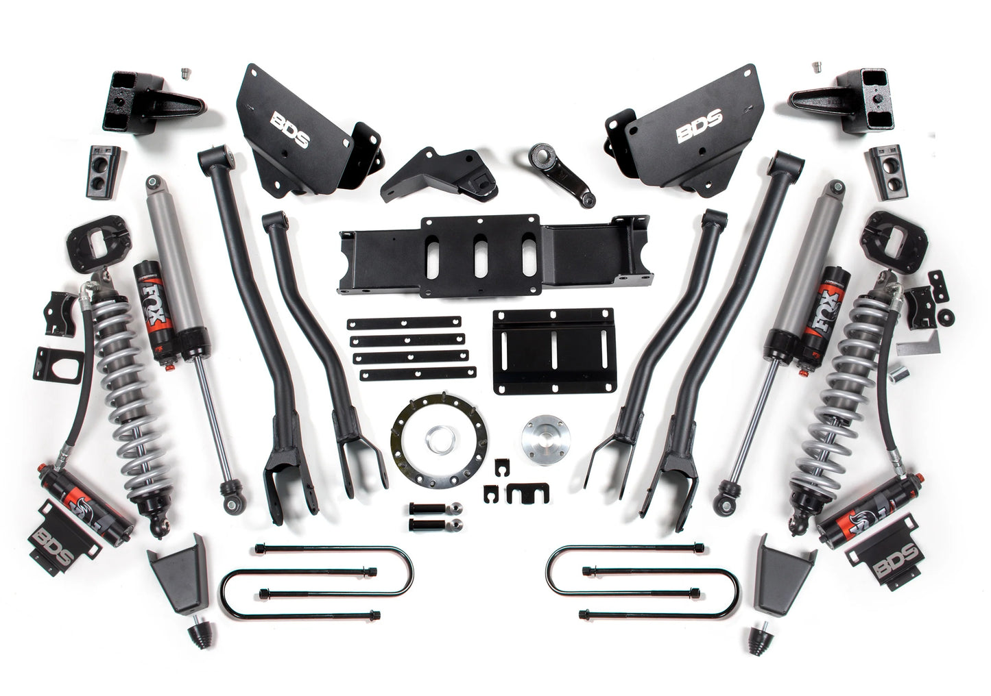 BDS 2013-2018 RAM 3500 4WD,DIESEL,6" 4-LINK LIFT,RUBBER BUMP,6-BOLT,FOX 2.5