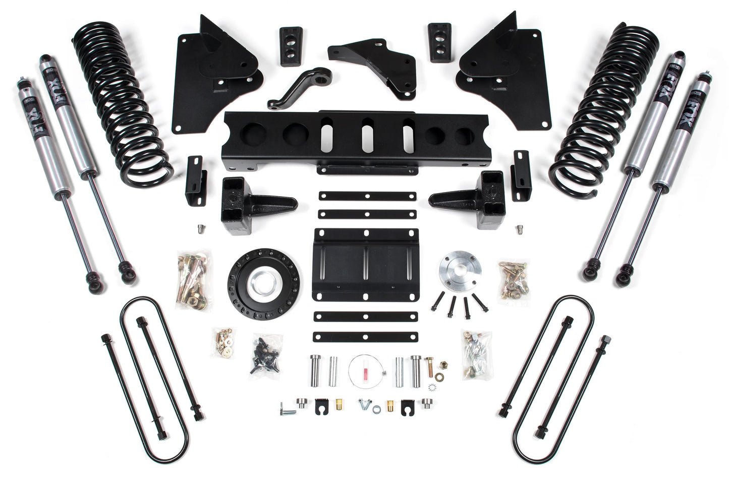 BDS 2013-2018 RAM 3500 4WD,DIESEL,6" LIFT,4" REAR BLOCK,8-BOLT,FOX 2.0 SHOCKS