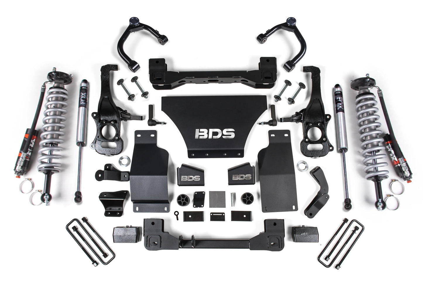 BDS 2019-2024 CHEVY,GMC 1500 4WD GAS 4" LIFT KIT WITH FOX 2.0 PERFORMANCE SHOCKS