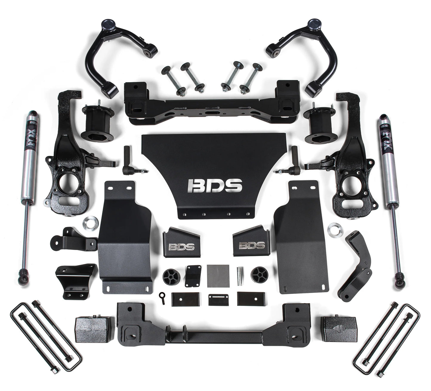 BDS 2019-2024 CHEVY,GMC 1500 4WD GAS 4" LIFT,STRUT SPACER & FOX REAR SHOCKS